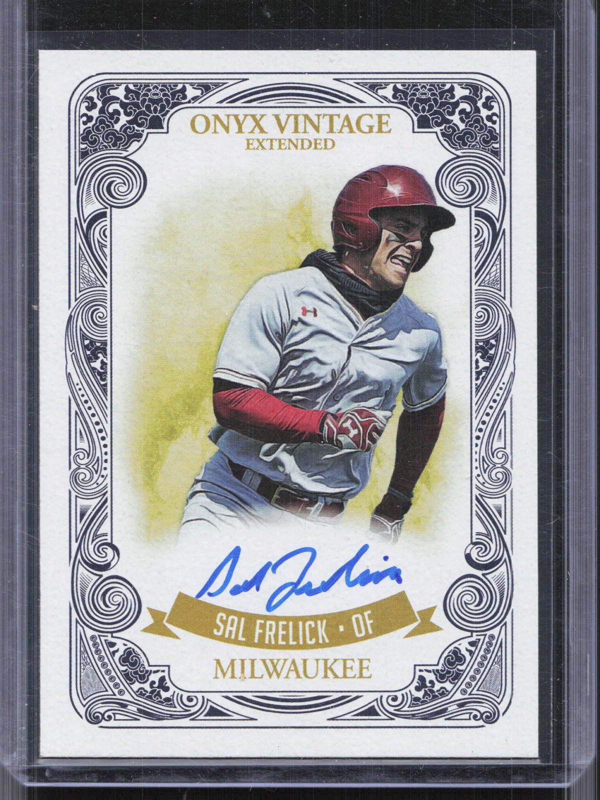 2021 Onyx Vintage Extended #EASF Sal Frelick Blue Signatures