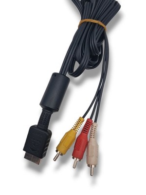  Original Sony PS2 Anschlusskabel Scart AV Kabel PS2 TV Cinch Kabel  