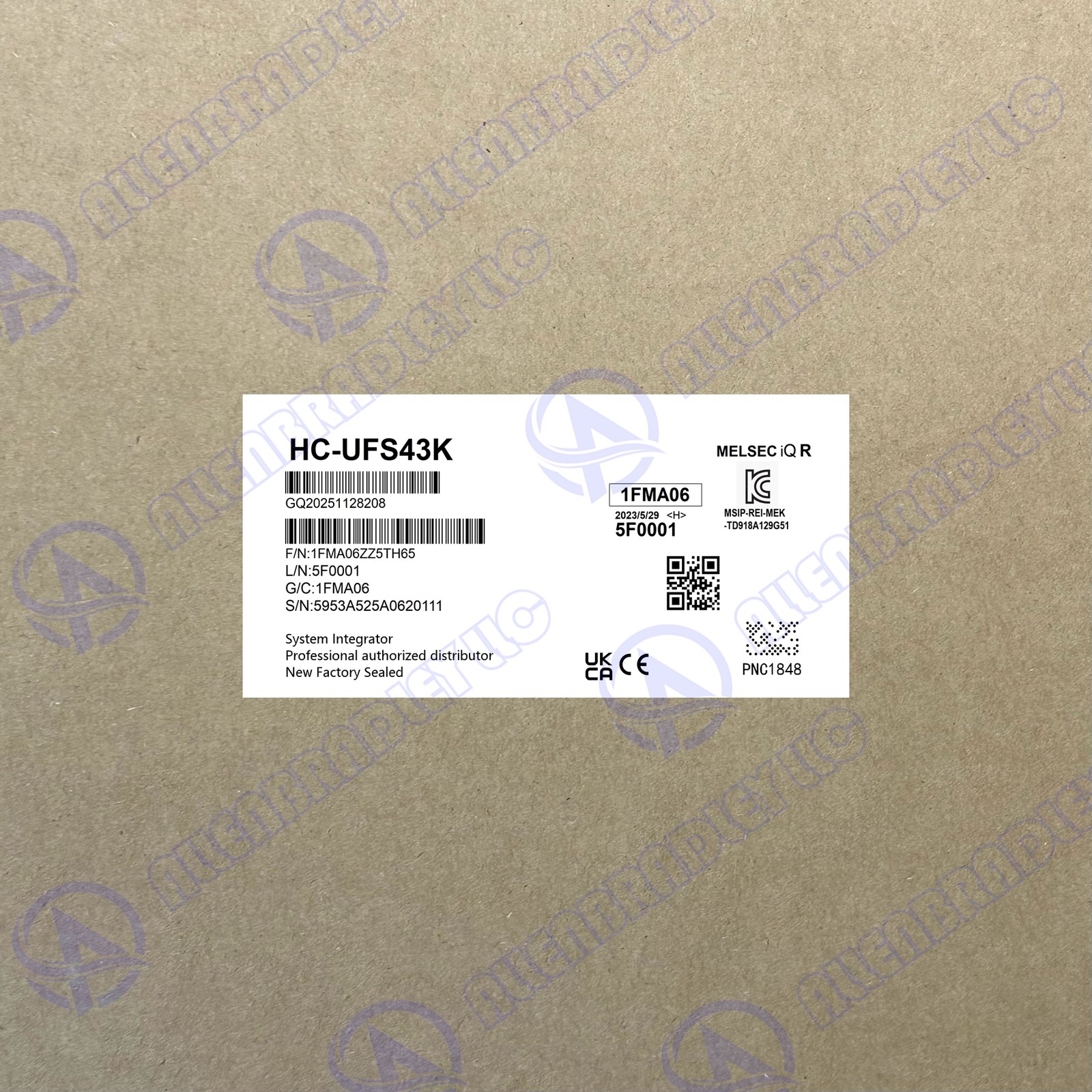 HC-UFS43K Servo Motor Mitsubishi UPS Express HCUFS43K  GQP0