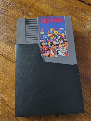 Dr. Mario Nintendo NES Cartridge With Sleeve