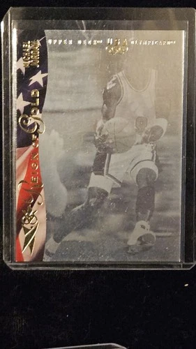 1996 Upper Deck Olympicard Reign of Gold Michael Jordan Trading Card