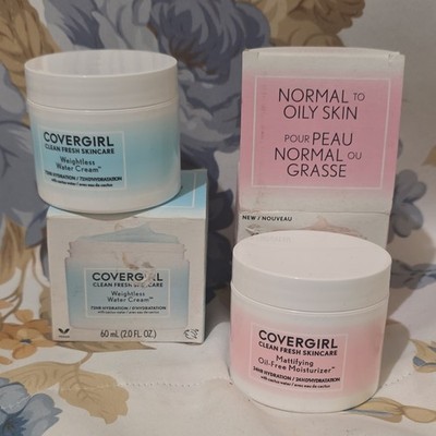 CoverGirl Clean Fresh Water Cream & Mattifying Oil-Free Moisturizer 60mL