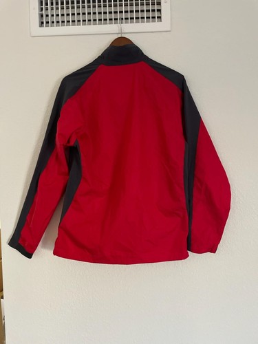 North End Wind Breaker Red & Black Zippered - Picture 3 of 8