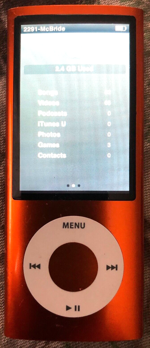 iPod nano 5th Gen A1320 ORANGE (8 GB) Fast Shipping VERY iPod nano 5th Gen A1320 ORANGE (8 GB) Fast Shipping VERY