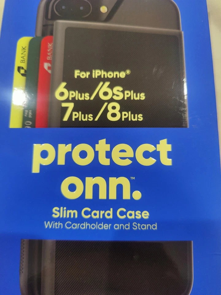 Funda delgada para tarjetas Protect Onn iPhone 6 Plus 6S Plus 7 Plus 8 Plus Foto 2 de 4