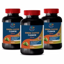 Decreases Abdominal Fat Pills - Green Coffee Cleanse 800mg - Antioxidant 3B