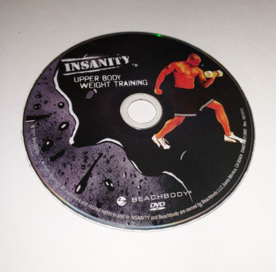 Upper Body Weight Training INSANITY Beachbody DVD Shaun T