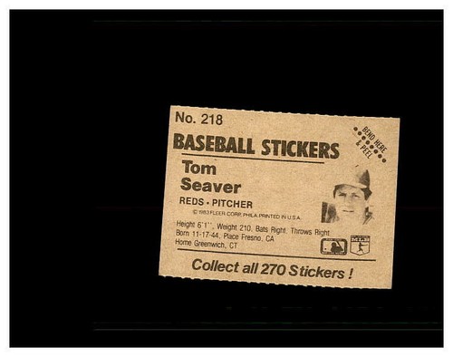 TOM SEAVER YOU PICK SEE SCANS OF EVERY CARD ALL TOM SEAVER CARDS ODD BALL METS - Bild 27 von 183