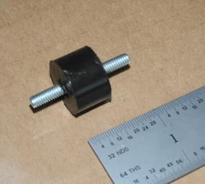 SORBOTHANE RUBBER SHOCK ABSORBING STUD MOUNTS THREADED #8-32 MALE EX SOFT 50D