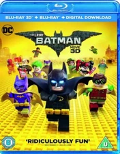 THE LEGO BATMAN MOVIE (2017) 3D + 2D Blu-Ray BRAND NEW