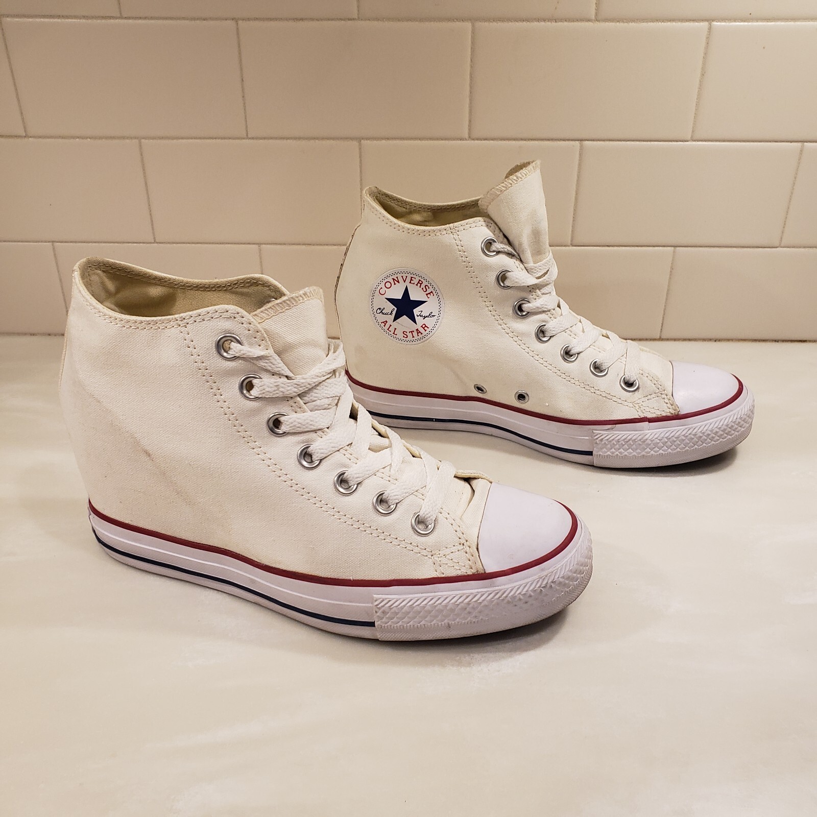 Hidden Wedge Converse Lux White Converse Chuck Taylor All Star