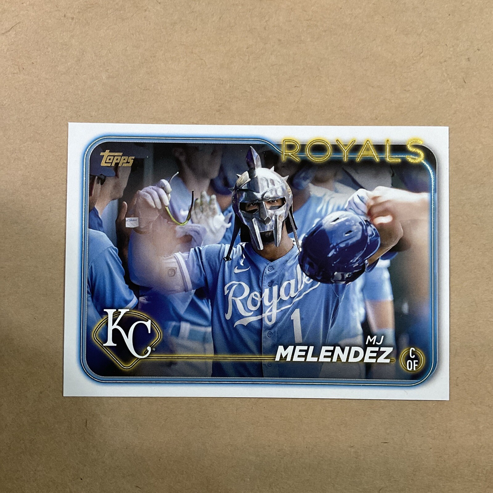 2024 Topps Series 2 Golden Mirror SSP MJ Melendez Image Variation #372 Royals