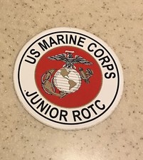 US Marine Corps Junior ROTC Sticker Decal unused 3 in round Semper Fi USMC