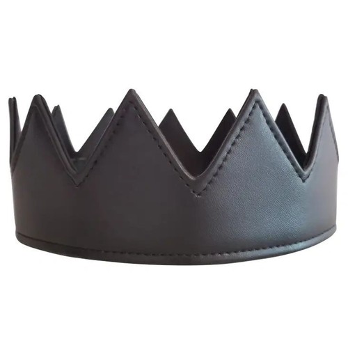 Black Leather Crown by Eye Hunee - Picture 2 of 2