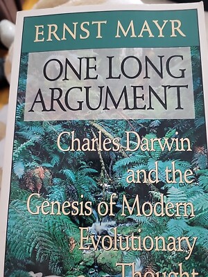 One Long Argument :Charles Darwin and Genesis of Evolution Pb Mayr