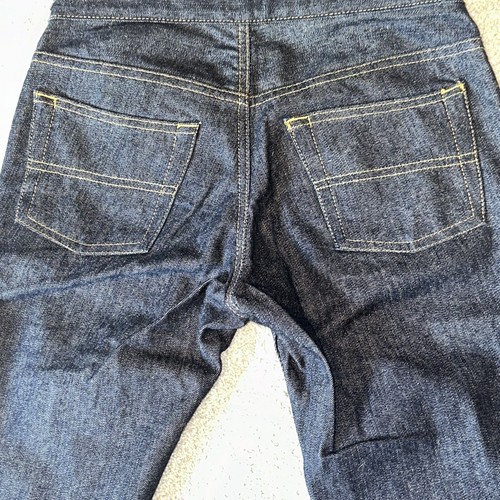 Vintage Ralph Lauren Polo Jeans "Stovepipe" Größe 2 Leder seitliche Taillengürtel 28 x 31,5 - Bild 17 von 18
