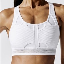 Nike Swoosh UltraBreathe White Medium-Support Sports Bra Size Medium CJ0149