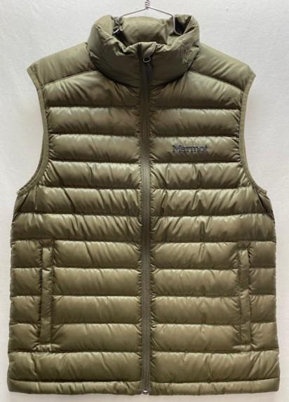 Marmot Mens Zeus Ultralight Down Vest in Deep Olive Size Small Brand New
