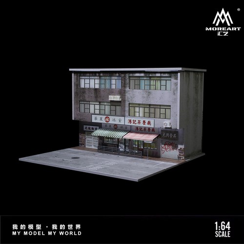 More Art Diorama 1:64 Modellino Garage Illuminazione Parcheggio Scena Costruzione Modellino Giocattolo - Foto 60 di 68