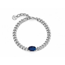 BRACCIALE DONNA  KIARA  KBRD1803B CON PIETRA CENTRALE DI COLORE BLU'
