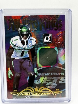 2023 Donruss Football AHMAD 'SAUCE' GARDNER All-Pro Kings #APK-5 NY JETS /399
