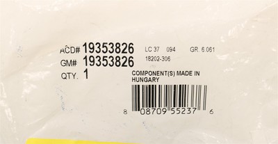 Drive Shaft Seal Kit Front ACDelco GM Original Equipment 19259386 