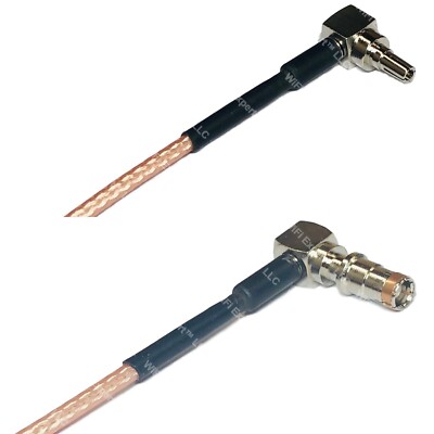 RG316 CRC9 MALE ANGLE to Fakra Female Angle RF Cable Rapid-SHIP LOT