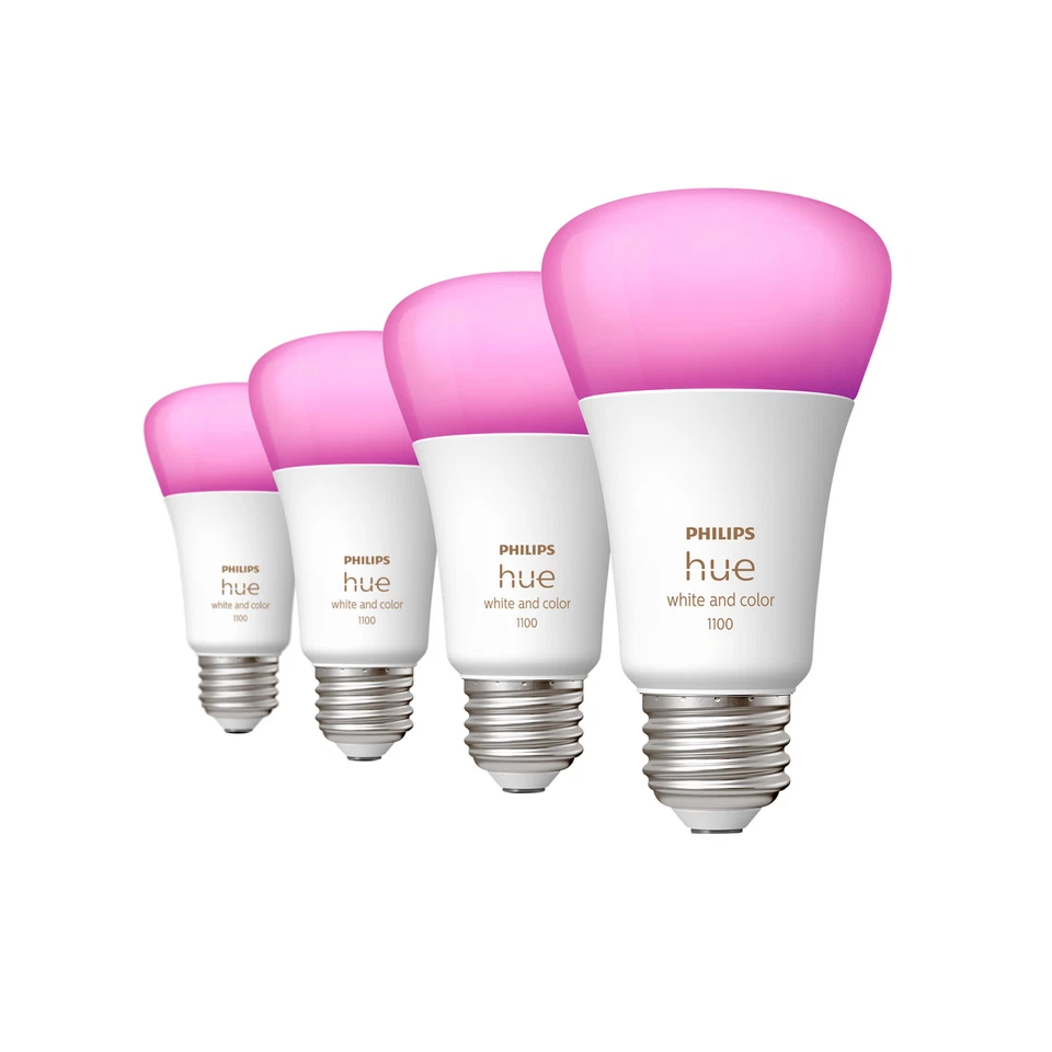 Philips Hue 75W White & Color Ambiance A19 4Pk (C) - Image 2 of 2