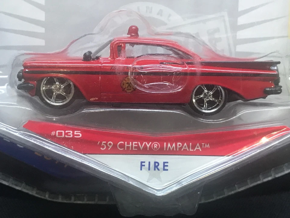 Коллекционный значок Jada City HEAT '59 Chevy Impala масштаб 1:64 - Изображение 2 из 4