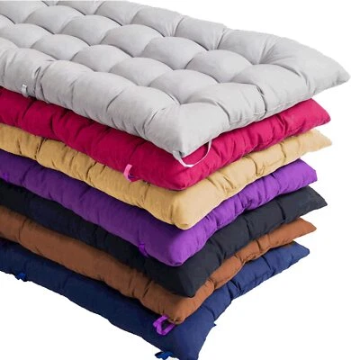 Garden Patio Swing Bench Cushion Indoor & Outdoor Furniture Seat Pads 2-3 Seater