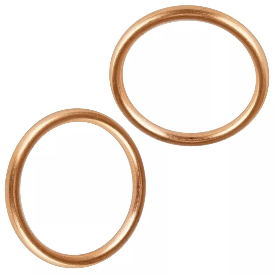 2 juntas de tubo de escape para Honda XL250R 1982 / XL350R 1984 1985 / XL600R 83-87 Foto 2 de 4