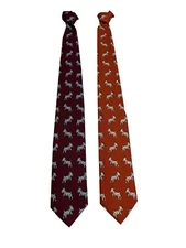 DRAKE'S LONDON Mens Dog Lined Tie MADE IN ENGLAND