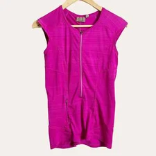 Athleta Pacifica Fuchsia Pink Rash Guard Tank Top Size XS