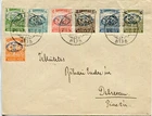 Romania  1918 Occupation in Hungary,Debrecen I,overprint stamps,philatelic cover