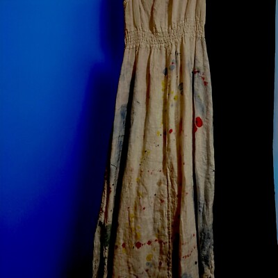 hand painted Dress
