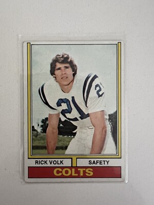 Rick Volk Baltimore Colts 1974 Topps #360 