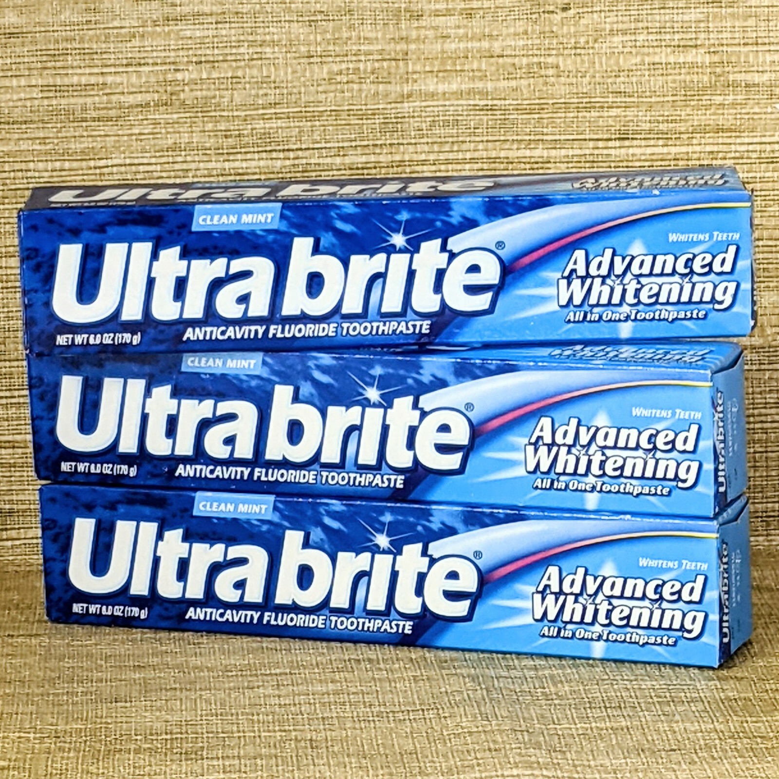 3 Ultrabrite Clean Mint Anticavity Advanced Whitening Toothpaste