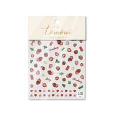 Kawaii Nail Decals, Strawberry Nail Stickers, Fruit Nail Decal, Cute Strawberrie