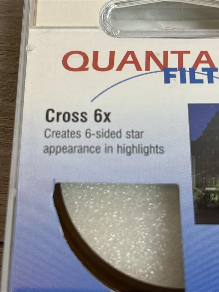 Quantaray 6X-Cross 55mm Filter Star Appearance Night Time Japan NEW Sealed - Image 2 of 4