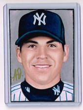 2016 ACEO Sketch Card JACOBY ELLSBURY New York Yankees 1/1