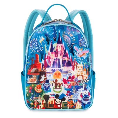 Disney Parks WDW Castle Fireworks Joey Chou 2023 Loungefly  display picture 3