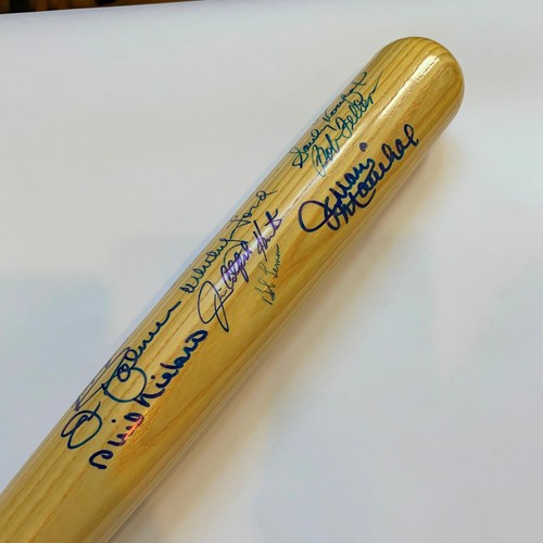 Sandy Koufax Whitey Ford Hall Of Fame Pitching Legends Signed Bat 13 Sigs JSA - Picture 7 of 10