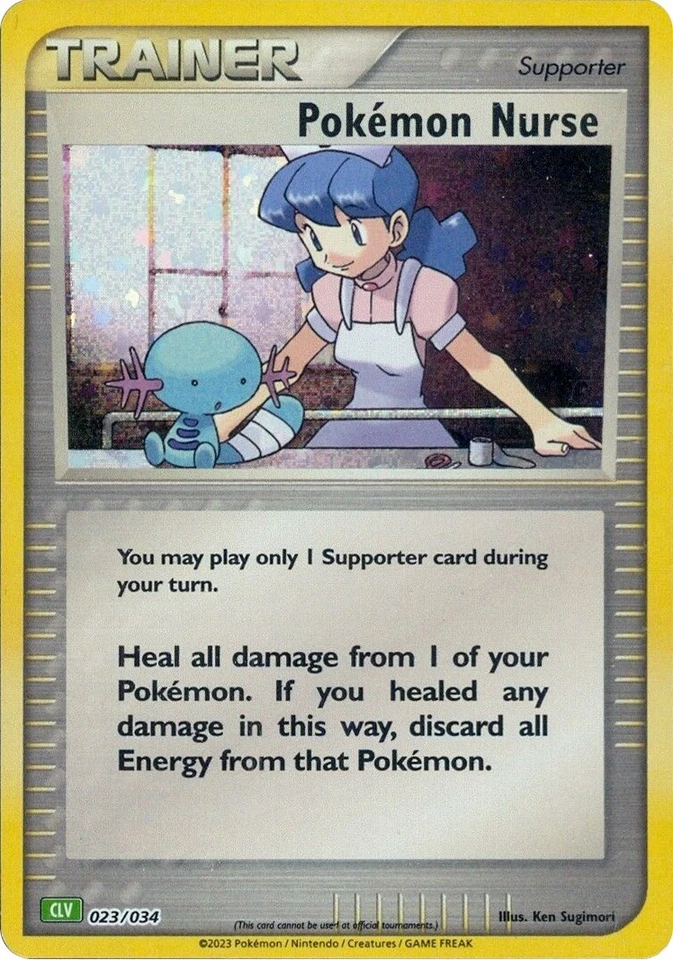 Pokemon Nurse 023/034 Trading Card Game Classic