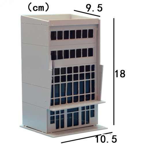 1:100 Outland Models Railway Scenery City Office Architecture Model For Gundam - Bild 21 von 34