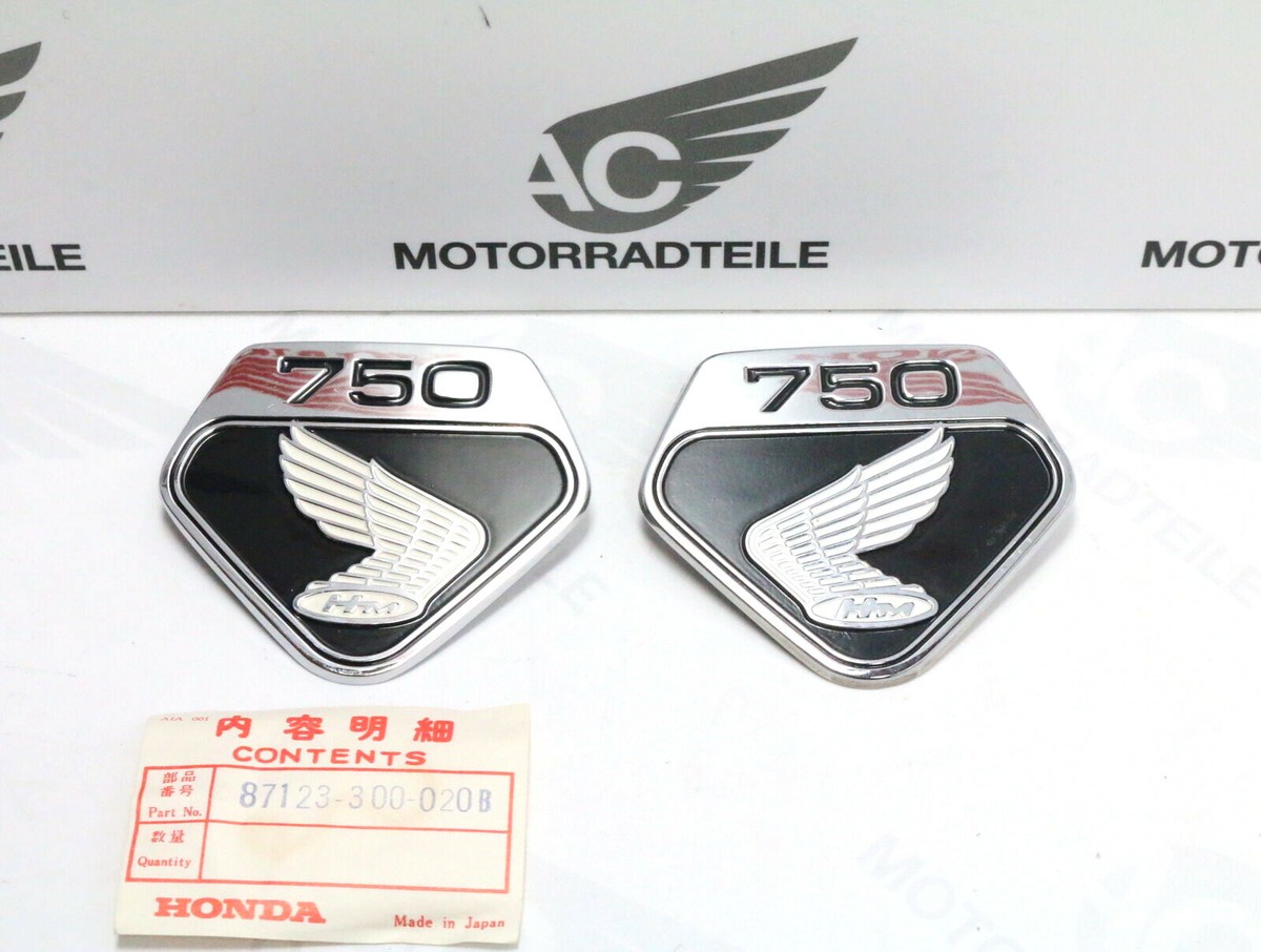 HONDA 純正cb750four k0 エンブレム Honda CB 750 Four K0 emblem set left + right side cover Original