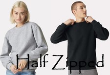 American Apparel ReFlex Fleece Crewneck Sweatshirt RF496 XS-4XL Imported
