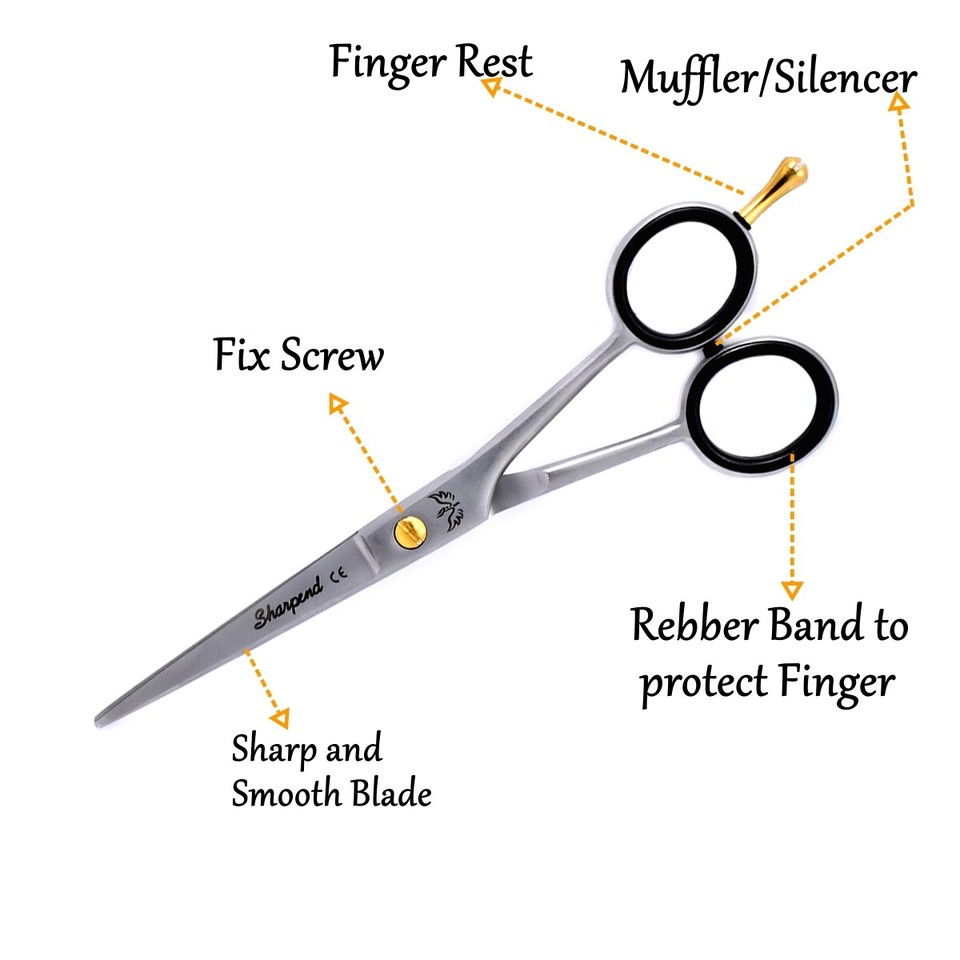 Professional Barber Hair Cutting Scissors GERMAN Shears Size 6