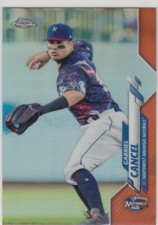 2020 Topps CHROME Pro Debut GABRIEL CANCEL Orange Refractor #122 Royals 05/25
