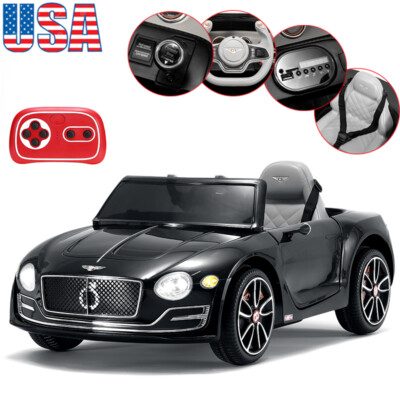 12V Electric Kids Ride on Car Bentley Licensed Style Child Toy Car W/Remote +LED
