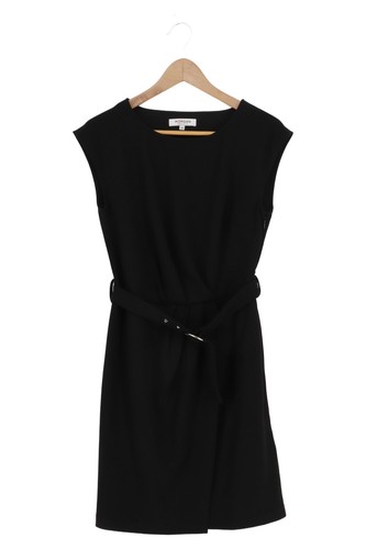 Morgan Damenkleid Aus Spitze – Kurzes Kleid Mit Langen Ärmeln, Rundhalsausschnitt, Größe 40 (Schwarz)